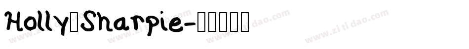 Holly Sharpie字体转换